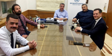 Ο Περιφερειάρχης με την ηγεσία του ΑΔΜΗΕ