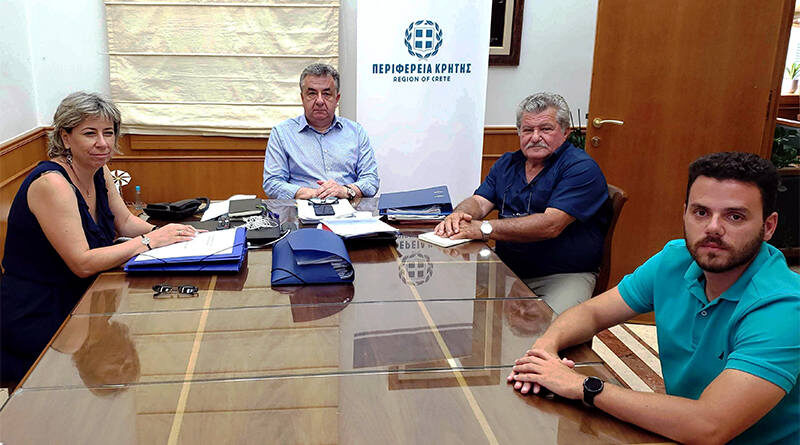 Συνάντηση Περιφερειάρχη Κρήτης με τον Δήμαρχο Σφακίων