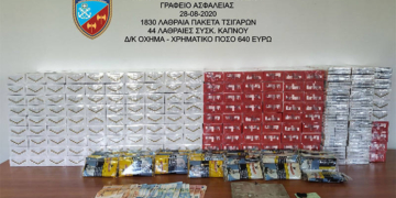 Είχαν σε αποθήκη 1830 πακέτα λαθραία τσιγάρα