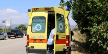 Τροχαίο έξω από το Τυμπάκι