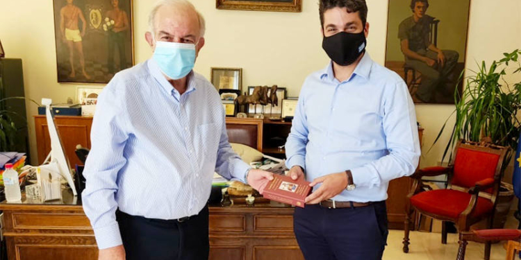 Παναγιώτης Σημανδηράκης και ο Βασίλης Λαμπρινός