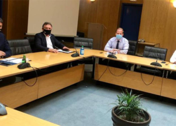 Μανώλης Φραγκάκης, Κώστας Καραμανλής, Λευτέρης Αυγενάκης Γιώργος Καραγιάννης