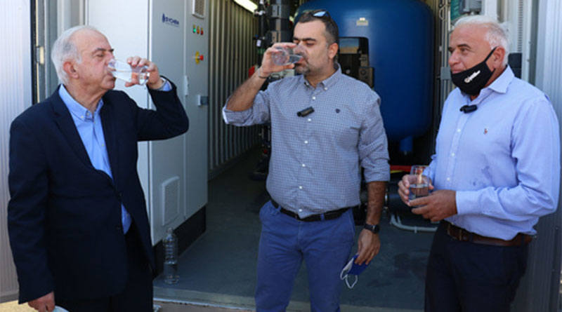 Εγκαίνια της μονάδας αφαλάτωσης στην Φοινικιά