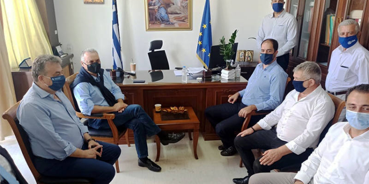 Ο Γ. Κεφαλογιάννης στον Δήμο Φαιστού