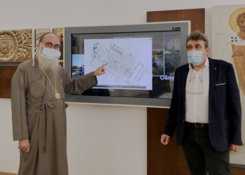 Ο Νίκος Ηγουμενίδης σε συνάντηση με τον Μητροπολίτη Γορτύνης και Αρκαδίας κ. Μακάριο