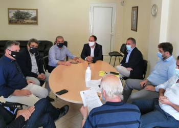 Συνάντηση Δημάρχου Μινώα Πεδιάδας με τον τομεάρχη Εσωτερικών ΣΥΡΙΖΑ