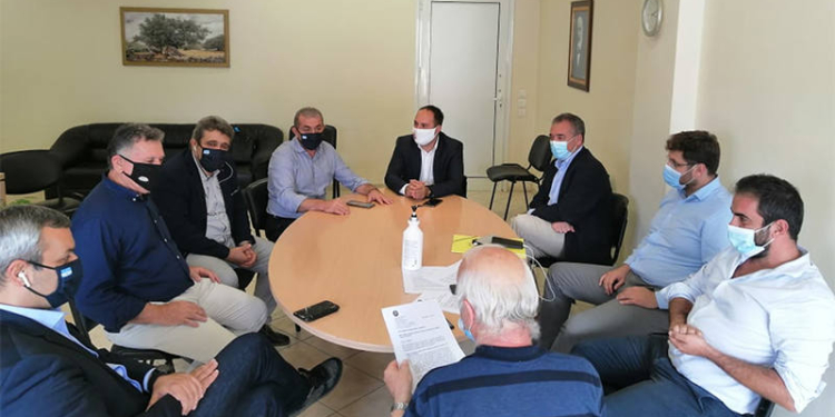 Συνάντηση Δημάρχου Μινώα Πεδιάδας με τον τομεάρχη Εσωτερικών ΣΥΡΙΖΑ