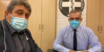 Συνάντηση Ηγουμενίδη με τον Πρόεδρο του Ιατρικού Συλλόγου Ηρακλείου