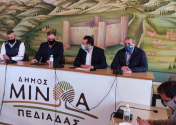 Στον Δήμο Μινώα Πεδιάδας ο Νίκος Παππάς