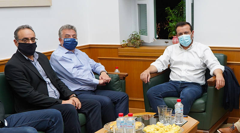 Ο Ν. Παππάς με τον με τον Στ. Αρναουτάκη