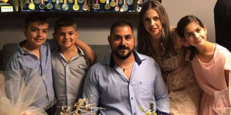 Ο γάμος του Μεσαρίτη παραολυμπιονίκη Μανώλη Στεφανουδάκη via Facebook @stefanoudakis.manolis