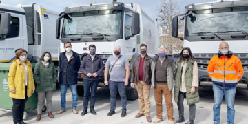 τα έξι καινούργια απορριμματοφόρα του Δήμου Χανίων