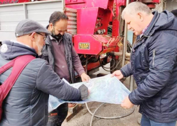 Ο Αντιδήμαρχος Τεχνικών Έργων κ. Γιάννης Φασομυτάκης στο Μαγαρικάρι