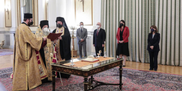Στην Πρόεδρο της Δημοκρατίας ο νέος Αρχιεπίσκοπος Κρήτης