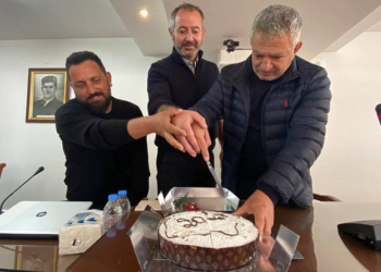 Κοπή πίτας των εργαζόμενων του Δήμου Φαιστού