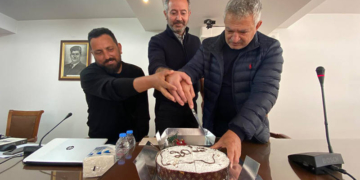 Κοπή πίτας των εργαζόμενων του Δήμου Φαιστού