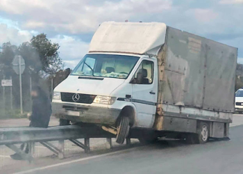 Τροχαίο Τυμπάκι – Φορτηγό