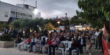 Γιώργος Αρμουτάκης παρουσίαση του ψηφοδελτίου ΣΥΡΙΖΑ στις Μοίρες