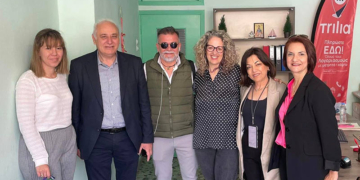 Ο Παύλος Μπαριτάκης, επισκέπτεται το Τυμπάκι