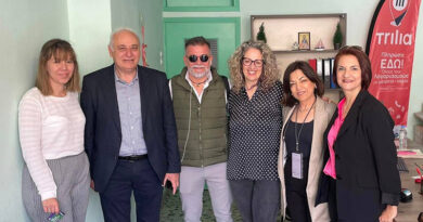 Ο Παύλος Μπαριτάκης, επισκέπτεται το Τυμπάκι