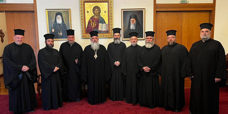 Ο Αρχιεπίσκοπος Κρήτης Ευγένιος υποδέχεται το νέο Διοικητικό Συμβούλιο του Συνδέσμου Εφημερίων της Ιεράς Αρχιεπισκοπής Κρήτης