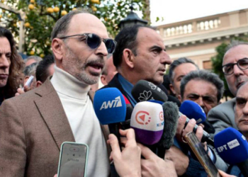 Οι εκπρόσωποι των αγροτών μετα τις άδιαπραγματεύσεις με τον Πρωθυπουργό Κυριάκο Μητσοτάκη