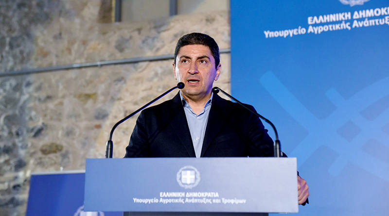 O Λευτέρης Αυγενάκης, Υπουργός Αγροτικής Ανάπτυξης και Τροφίμων