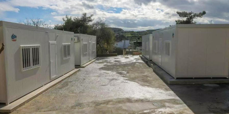 οικίσκοι σεισμόπληκτων
