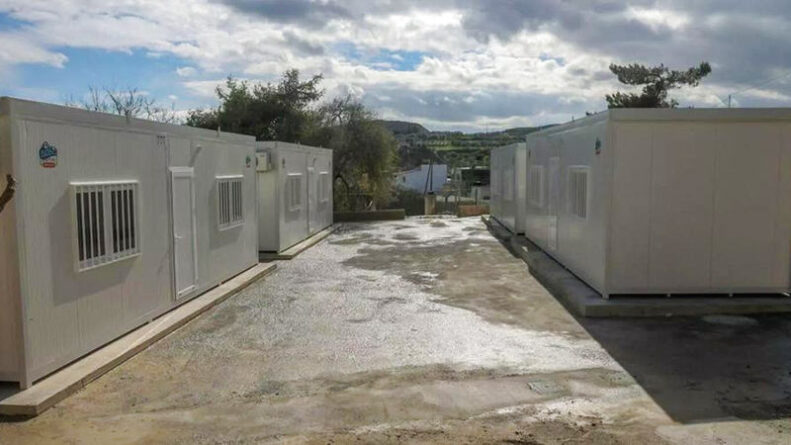οικίσκοι σεισμόπληκτων
