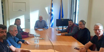 Επίσκεψη του Προϊσταμένου Συγκοινωνιακών Έργων Χανίων στον Δήμο Σφακίων