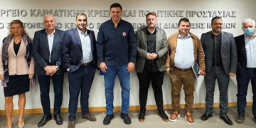 Το Ελληνικό Δίκτυο Ανθεκτικών Πόλεων Παρουσίασε Στρατηγική Μελέτη για την Πολιτική Προστασία στον Υπουργό Κλιματικής Κρίσης