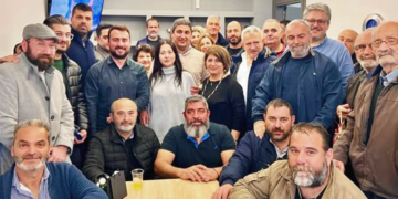 Λευτέρης Αυγενάκης Κοπή της Βασιλόπιτας στο Πολιτικό Γραφείο Μοιρών
