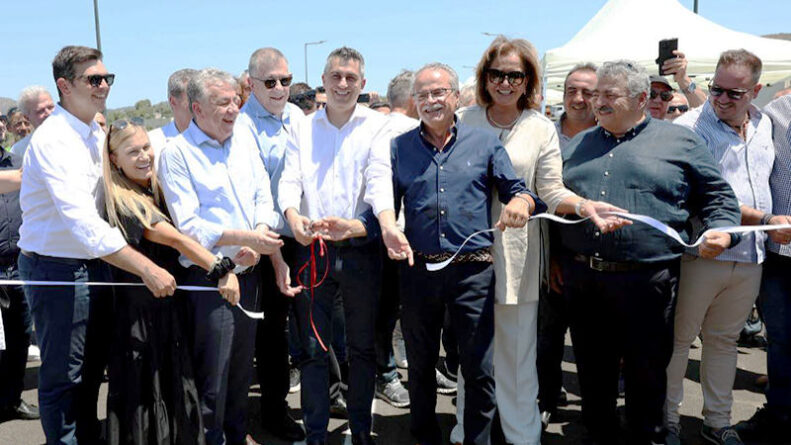 Παραδόθηκε η νέα Γέφυρα του Κερίτη στα Χανιά