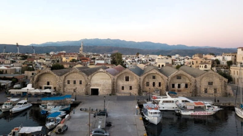 Ενετικά Νεώρια στο παλιό λιμάνι Χανίων – έργο αποκατάστασης
