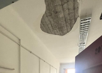 Πτώση σοβά σε γραφείο στο Βενιζέλειο Νοσοκομείο Ηρακλείου