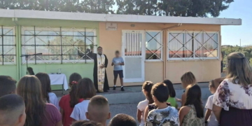 Δημοτικό Σχολείο Γαλιάς – εργασίες για την προσωρινή μεταφορά της σχολικής μονάδας