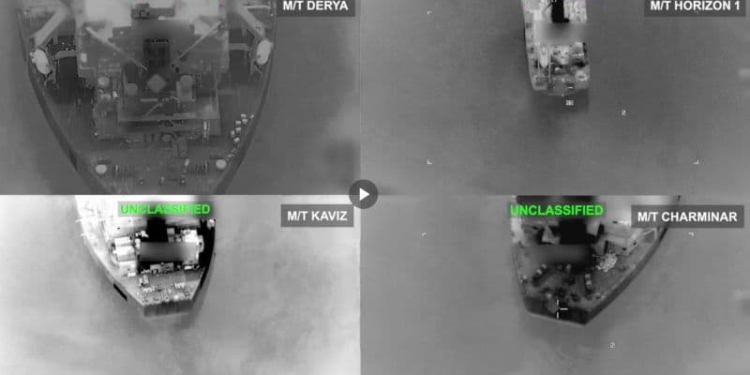 Επιχείρηση της CENTCOM κατά ιρανικών πετρελαιοφόρων μετά από επιθέσεις σε αμερικανικό πολεμικό πλοίο