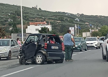 Τροχαίο στον δρόμο Ηρακλείου–Μοιρών