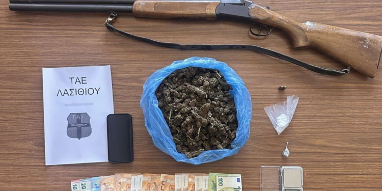Αστυνομική επιχείρηση για ναρκωτικά στο Λασίθι