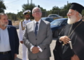 Ο Πρόεδρος της Δημοκρατίας Κωνσταντίνος Τασούλας κατά την επίσκεψή του στο Αρκαλοχώρι