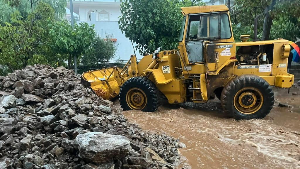 Κακοκαιρία και προβλήματα στο οδικό δίκτυο του Δήμου Μυλοποτάμου