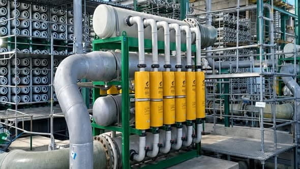 Εγκατάσταση επεξεργασίας νερού για την υδροδότηση του Τσούτσουρα στον Δήμο Μινώα Πεδιάδας.